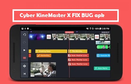 Cyber KineMaster X FIX BUG apk Tidak Error Saat Import Video