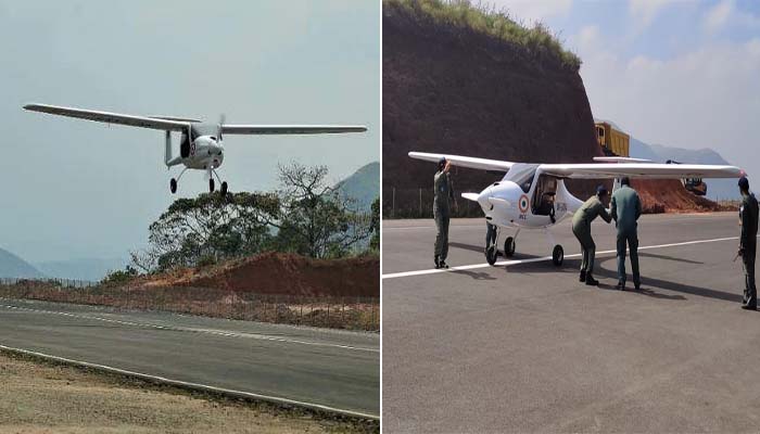 plane-landed-at-Satram-airstrip