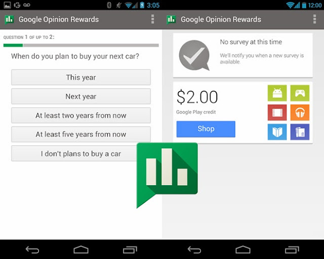 Google Opinion Rewards Android App
