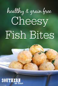 Grain Free Cheesy Fish Bites Recipe - low fat, low carb, lent recipes, gluten free, high protein, healthy fish recipes, cake pop maker recipes, clean eating