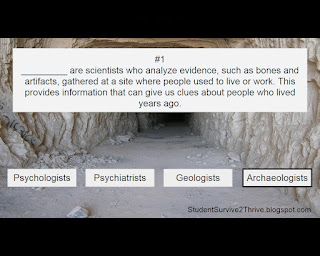 The correct answer is Archaeologists.