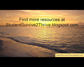 Find more resources at StudentSurvive2Thrive.blogspot.com