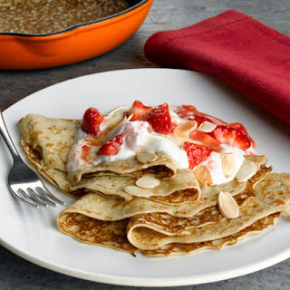 Pancake Strawberry Caramel