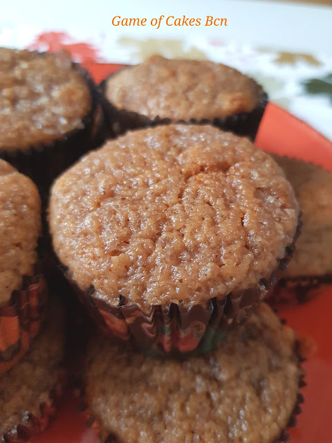 Muffins veganos de calabaza y sirope de arce Game of Cakes Bcn