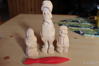 Carvings to paint