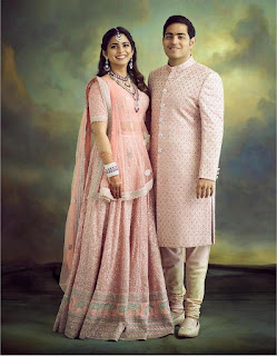 Akash Ambani Shloka Mehta reception