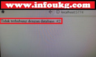 Cara Mengatasi Eror " Tidak Terhubung Dengan Database #2 " Dapodik 2018b Terbaru