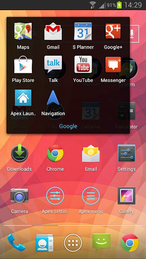 Jelly Bean 4.2 HD Apex Theme APK  Free Android Apps 