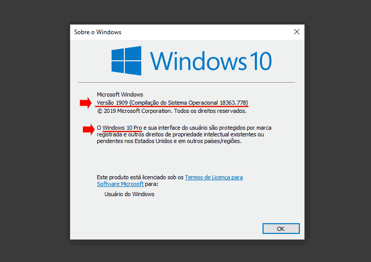 Sobre o Windows 