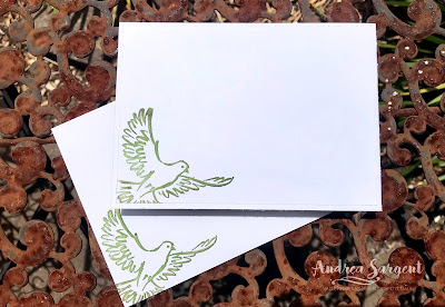 Mossy Meadow Dove of Hope and Wrapped in Christmas with Christmas Gleaming DSP Stampin Up card, Andrea Sargent, Independent Stampin' Up! Demonstrator, Valley Inspirations, Adelaide foothills, South Australia