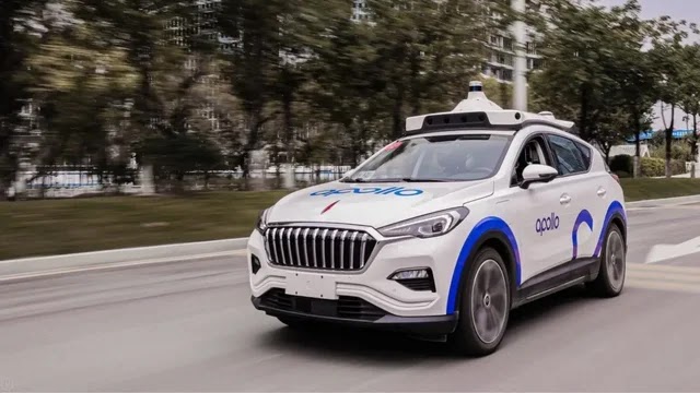 Baidu is testing commercially self-driving taxis in China