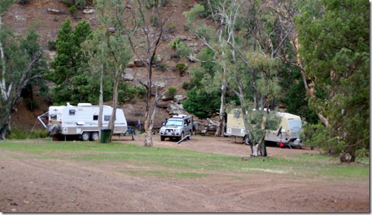 Camped at Warren Gorge with Chris & Val Martins