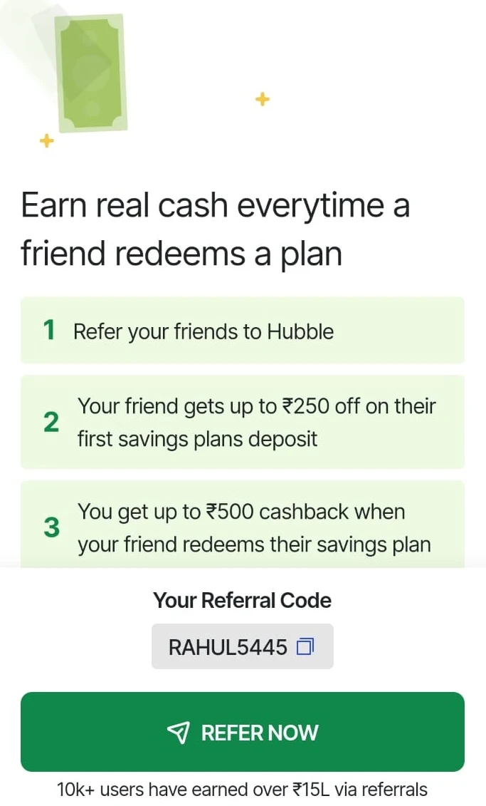 Hubble referral code,Hubble invite code,Hubble promo code