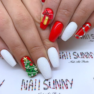 Melhores Unhas Decoradas Usar Natal 2018 - Lindas Unhas Decoradas