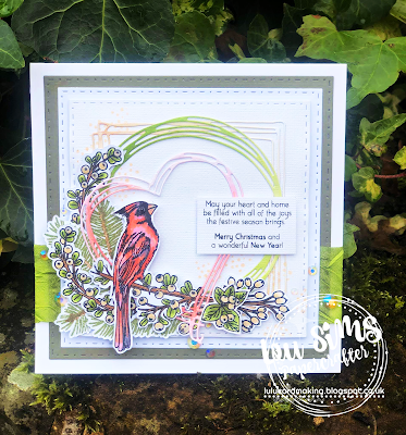 Tonic Studios Winter Birds clear stamps by Lou Sims