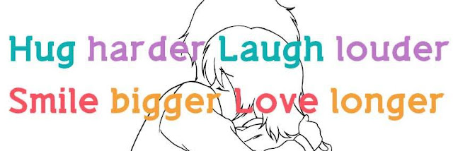 Hug Harder Laugh Louder Facebook Timeline Cover 