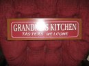 WELCOME TO GRANDMA'S KITCHEN