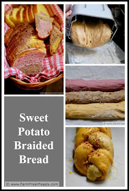 A sweet breakfast or brunch treat made with roasted sweet potatoes, this braided bread is an impressive addition to your holiday table.