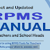 Correct and Updated Version of the RPMS Manual for Teachers and School Heads 