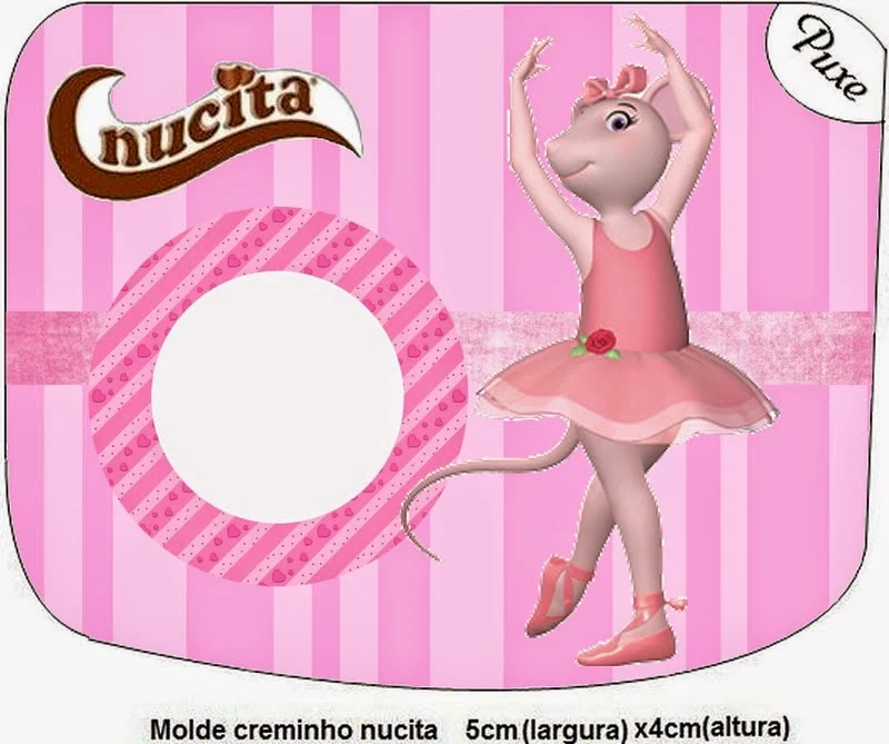 Angellina Ballerina, Free Printable Nucita Labels.