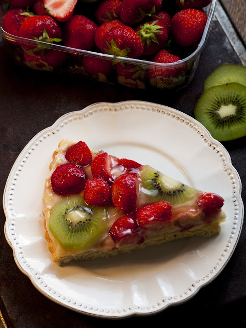 tarte briochée, tarte kiwis, tarte fraises, tarte aux fruits, meilleure tarte