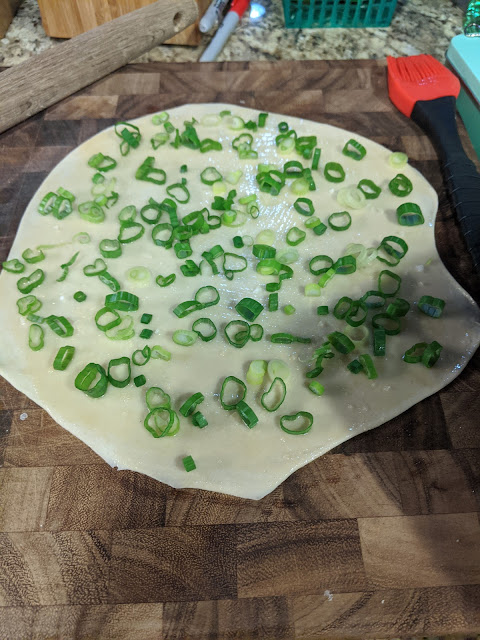 Green, onion, pancake, green onion pancake