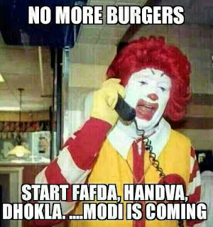 Modi is coming McDonalds