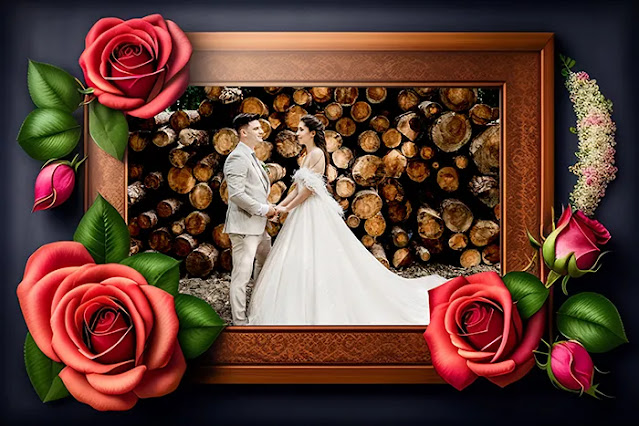 Ai Generated Photo Frames ll Photo Frame Psd ll How to Edit Photo With Frames