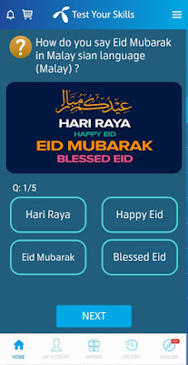 How do you say Eid Mubarak in Malaysian language (Malay)?