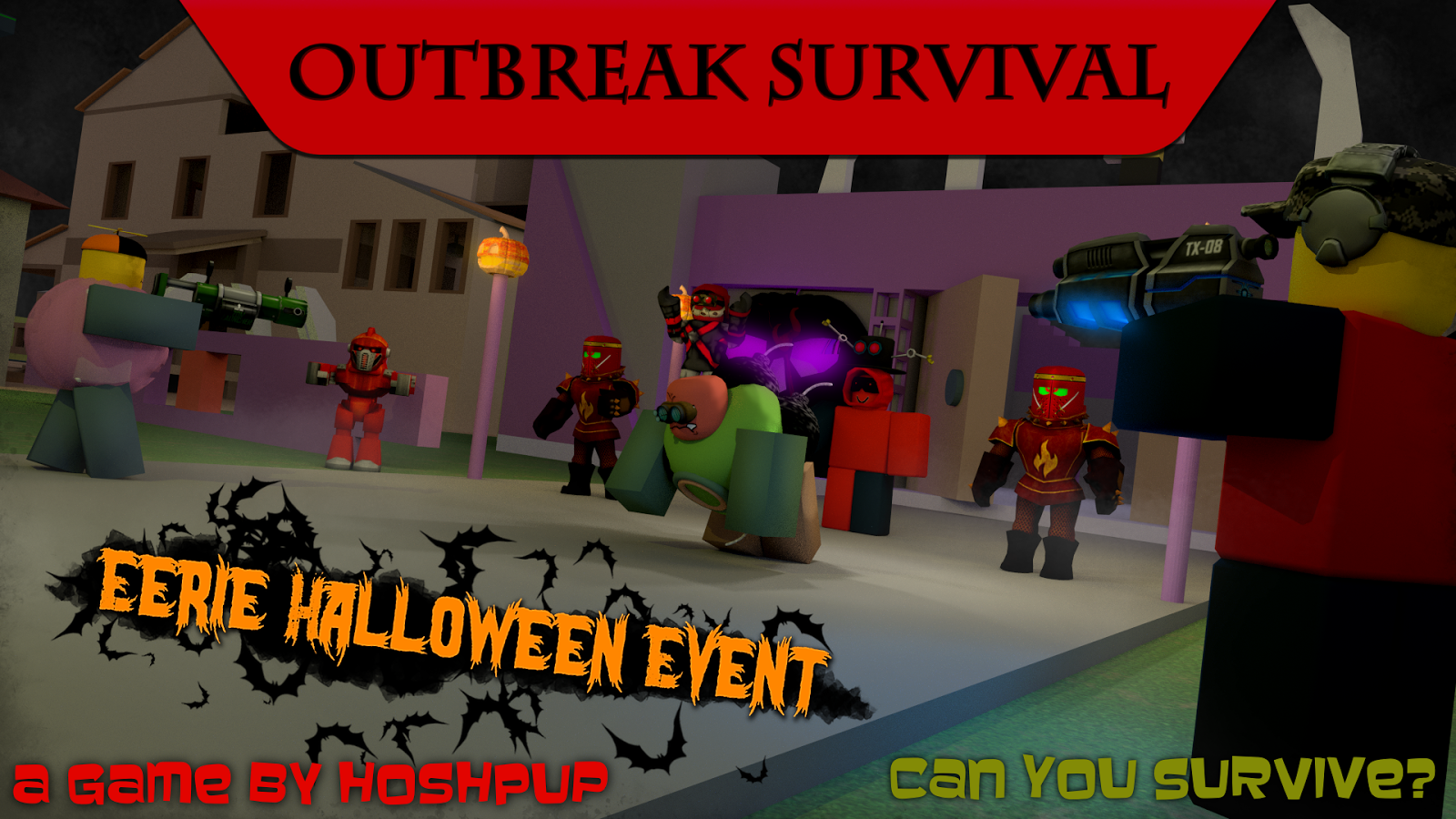 Roblox Outbreak Survival Outbreak Survival Eerie Halloween Event 2 4 - roblox wallpaper halloween