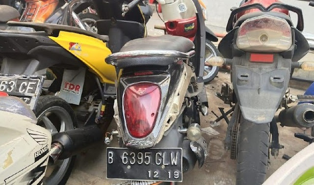Motor yang Dipreteli Adi Saputra Belum Diambil di Polres