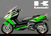 2009 Kawasaki Ninja ZXS 400 scooter model picture