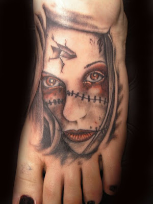 Face Tattoo Design