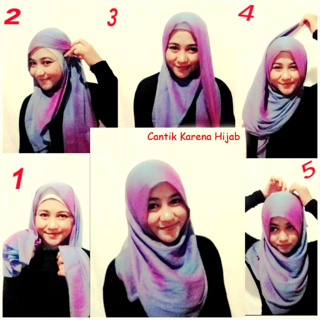 Tutorial Hijab Segi Empat Warna Hitam Tutorial Hijab Paling Dicari