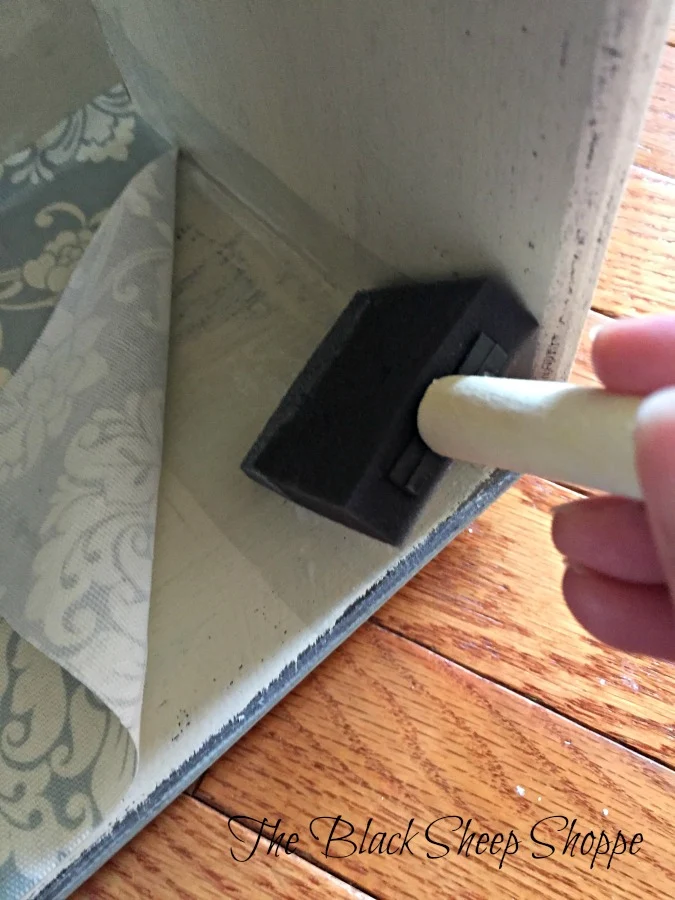 Follow these steps for lining a drawer with fabric.