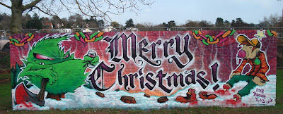 2011 Christmas Graffiti Art Gallery Designs 1