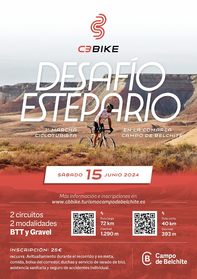 Abiertas las inscripciones para la CB Bike, un desafío ciclista por el único paisaje estepario de España