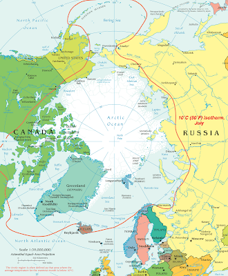 This map just illustrates the incredibly short distances between Russia, 