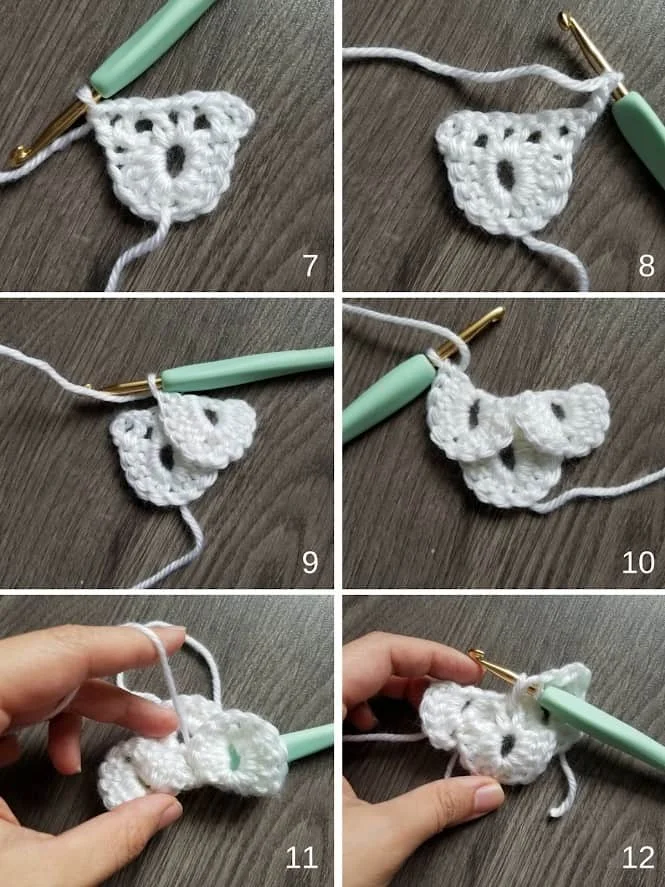 crocodile stitch ear warmers crochet pattern