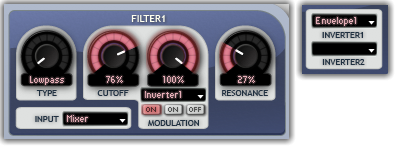 Inverter Filter Envelope with a Pad Sound