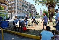 Εθελοντικός καθαρισμός του Κεντρικού Parking Καλαμάτας