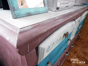 Gorgeous Dresser as Enertainment Center Makeover via http://deniseonawhim.blogspot.com