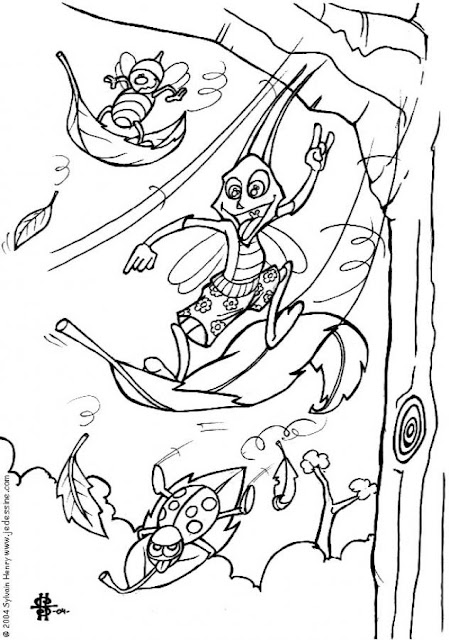 Autumn Leaves Coloring Pages1