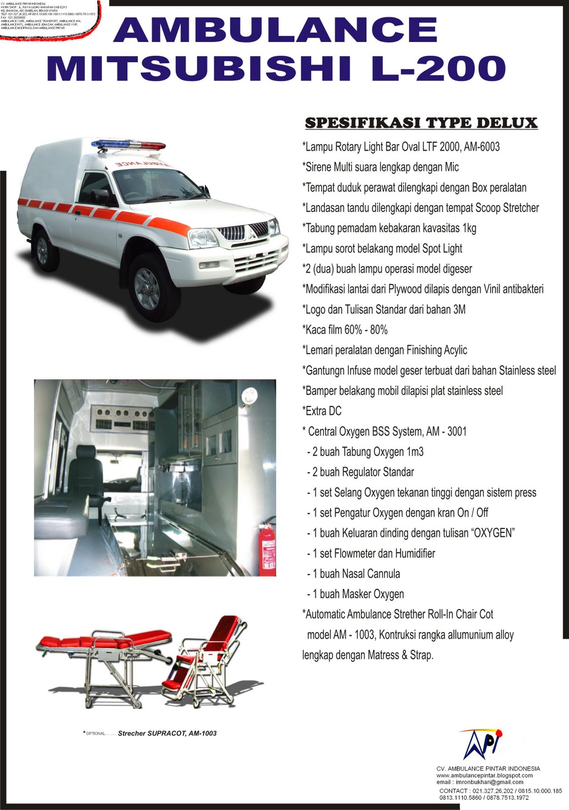 Ambulance PSC 119 SPGDT Tlp 081288745582 Dealer 