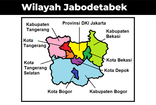 Ini Wilayah yang Termasuk Jabodetabek