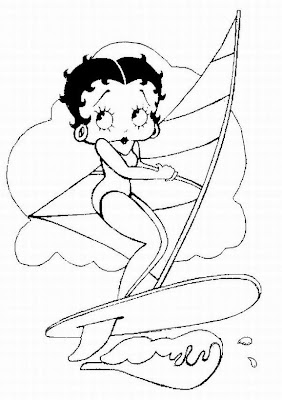 Betty Boop Coloring Sheets on Coloring Pages Online  Betty Boop Coloring Pages