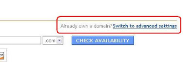 panduan blogger custom domain