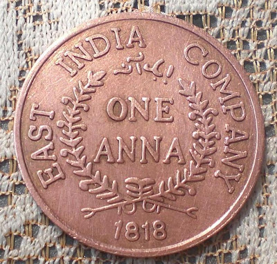 one anna 1818 east india