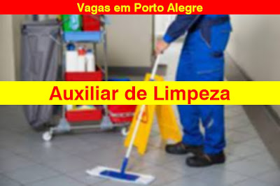 Empresa abre vagas para Agente de Limpeza em Porto Alegre