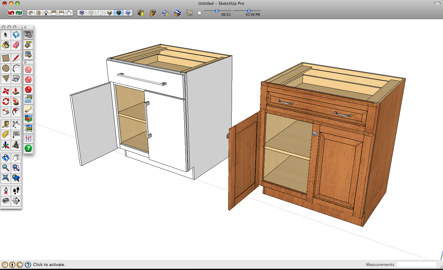 Google Sketchup Kitchen Cabinets